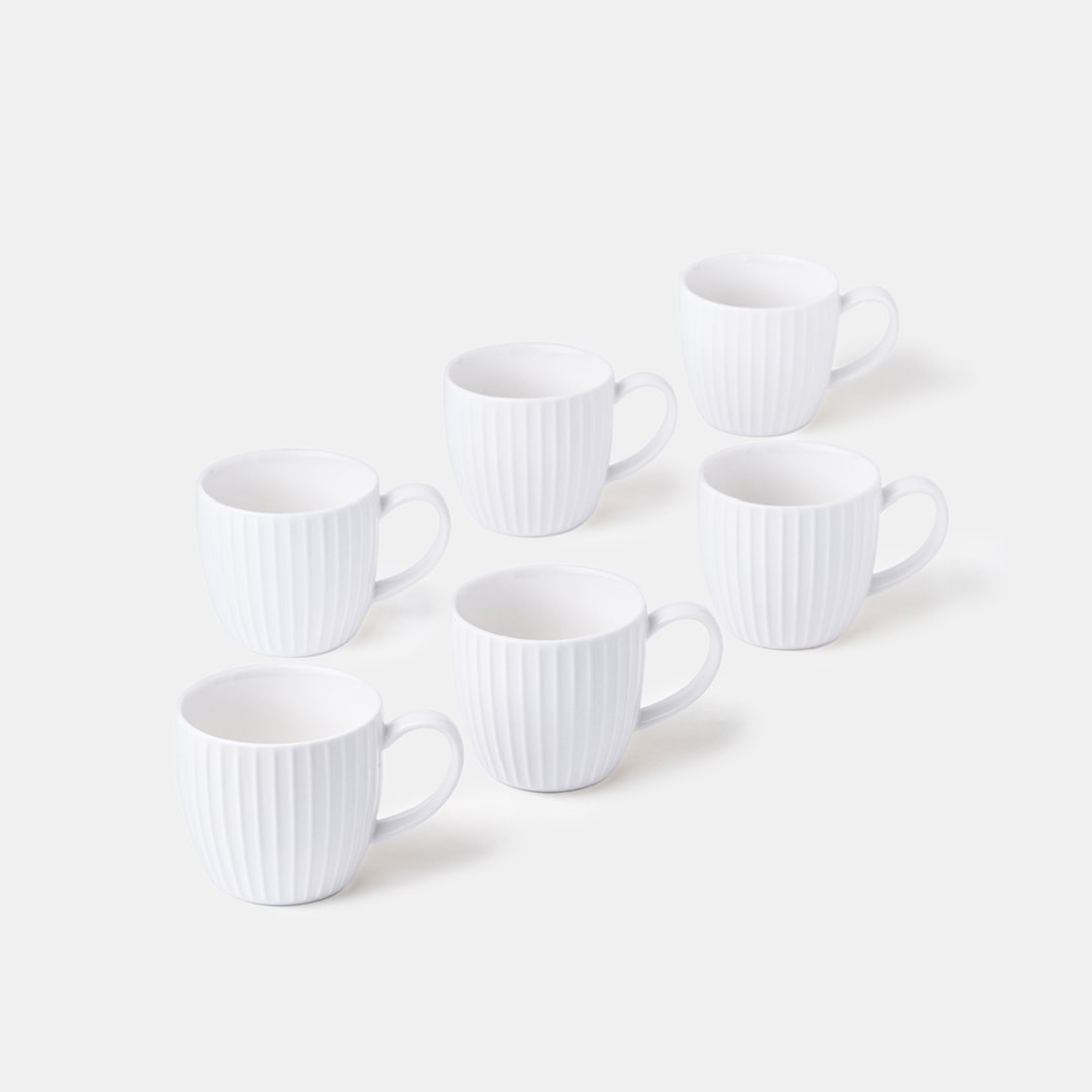 White Espresso Cup - Set of 6