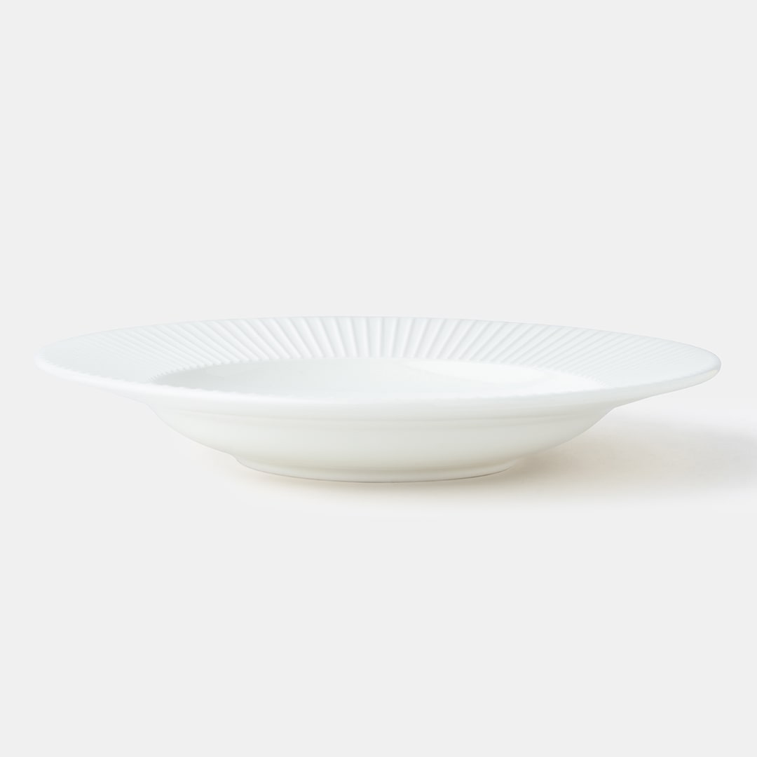 White Pasta Bowl 25