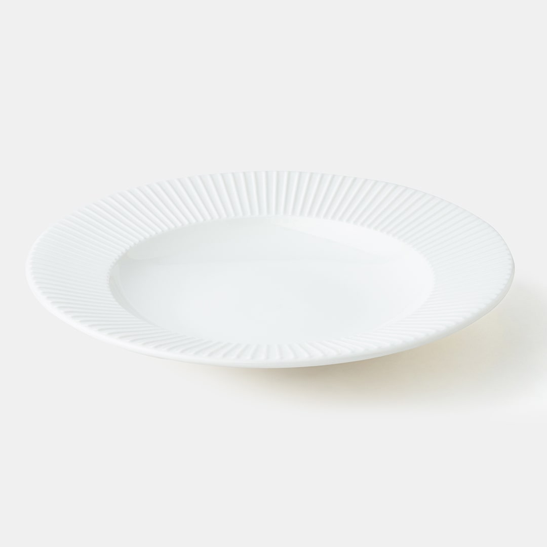 White Pasta Bowl 25