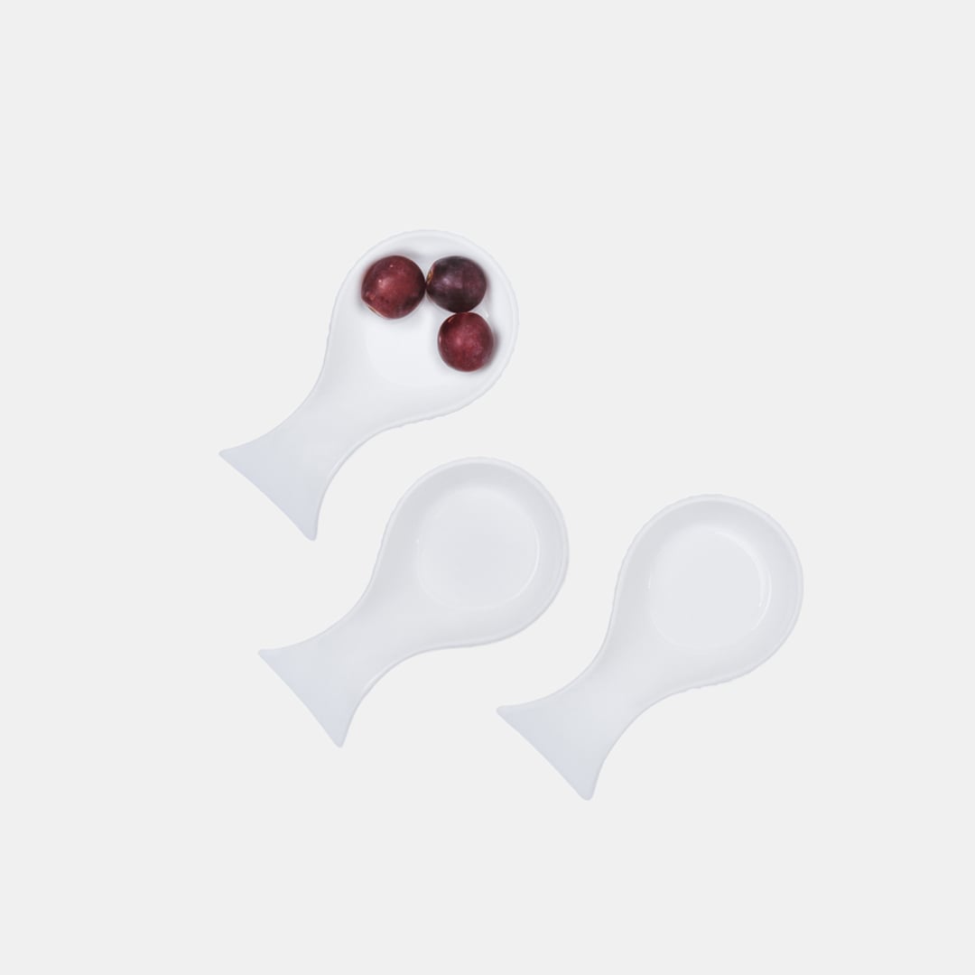 White Resting Bowl - Set of 3