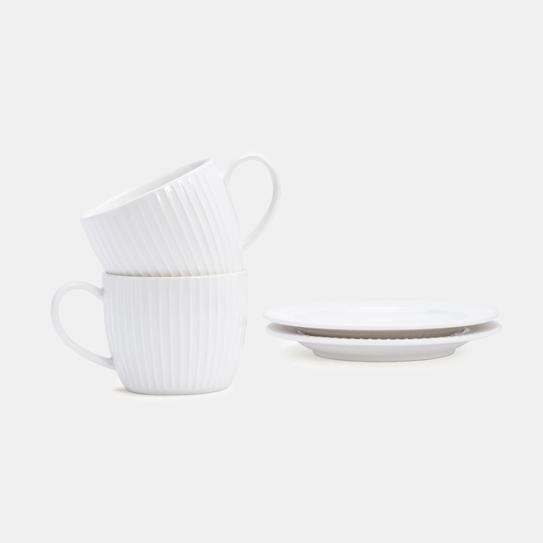 White Espresso Cup - Set of 2