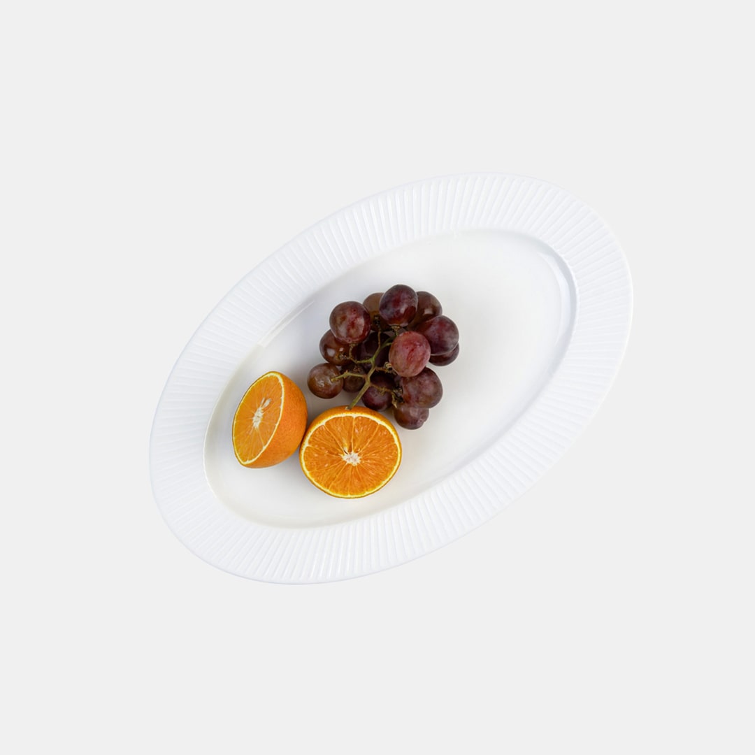 White Oval Platter