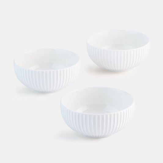 White Bowl 12 - Set of 3