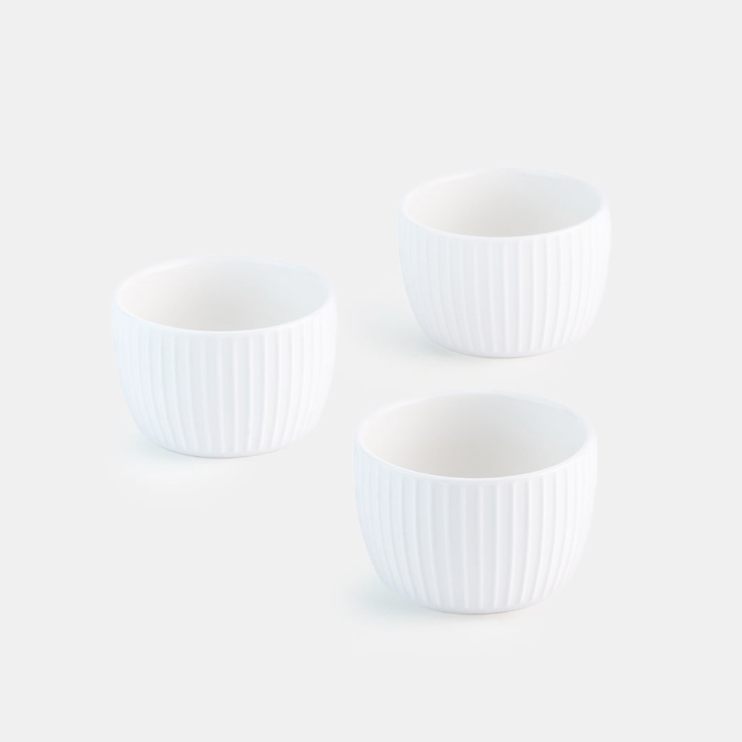 White Bowl 8 - Set of 3