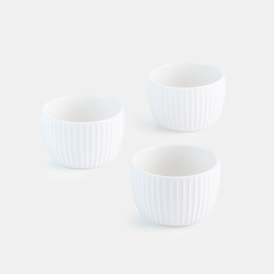 White Bowl 8 - Set of 3