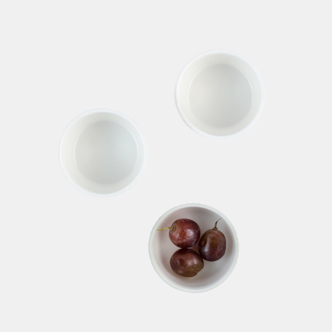 White Bowl 8 - Set of 3