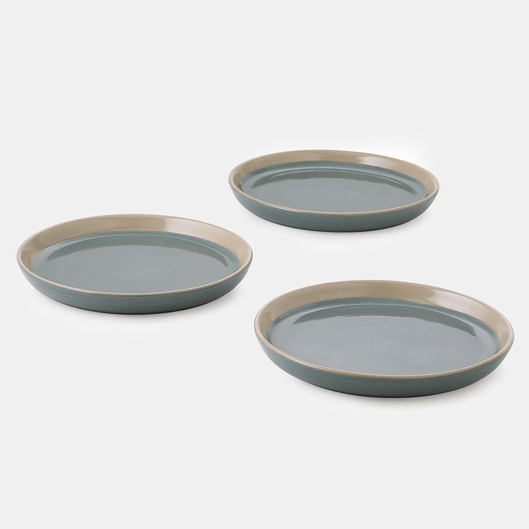 Moss Dessert Plate - Set of 3