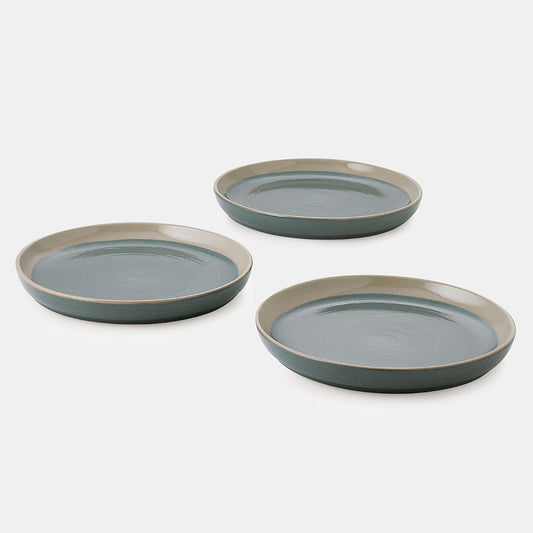 Moss Quarter Plate - Set of 3