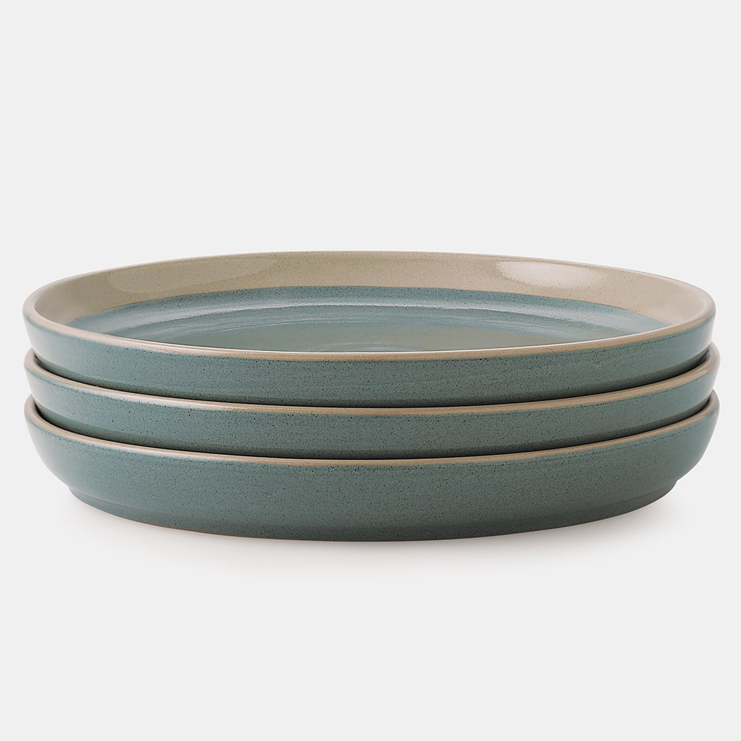 Moss Quarter Plate - Set of 3