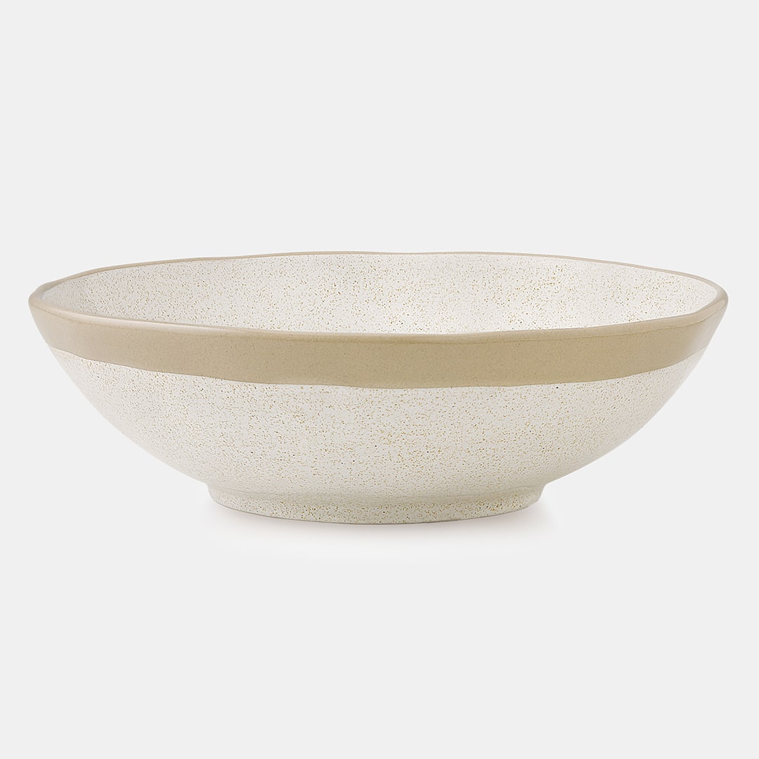 Fossil Shallow Bowl 18