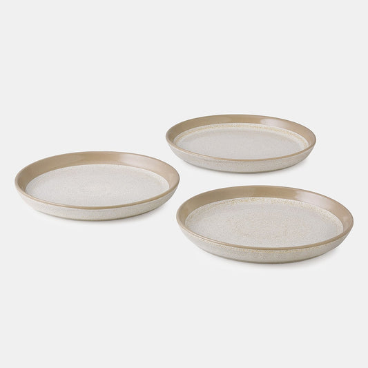 Fossil Dessert Plate - Set of 3