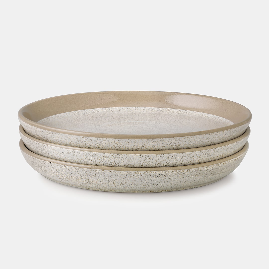 Fossil Dessert Plate - Set of 3