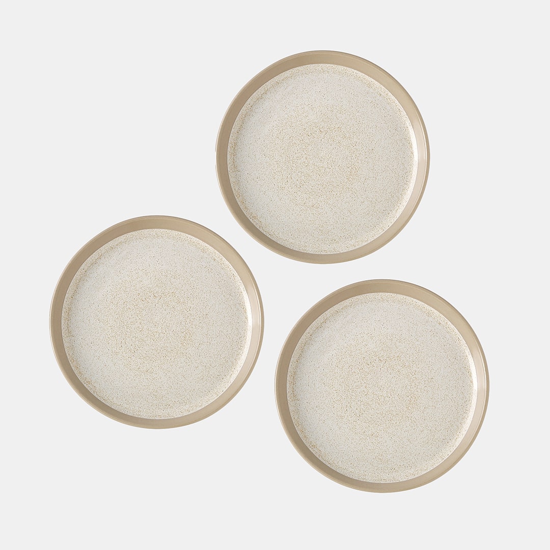 Fossil Dessert Plate - Set of 3