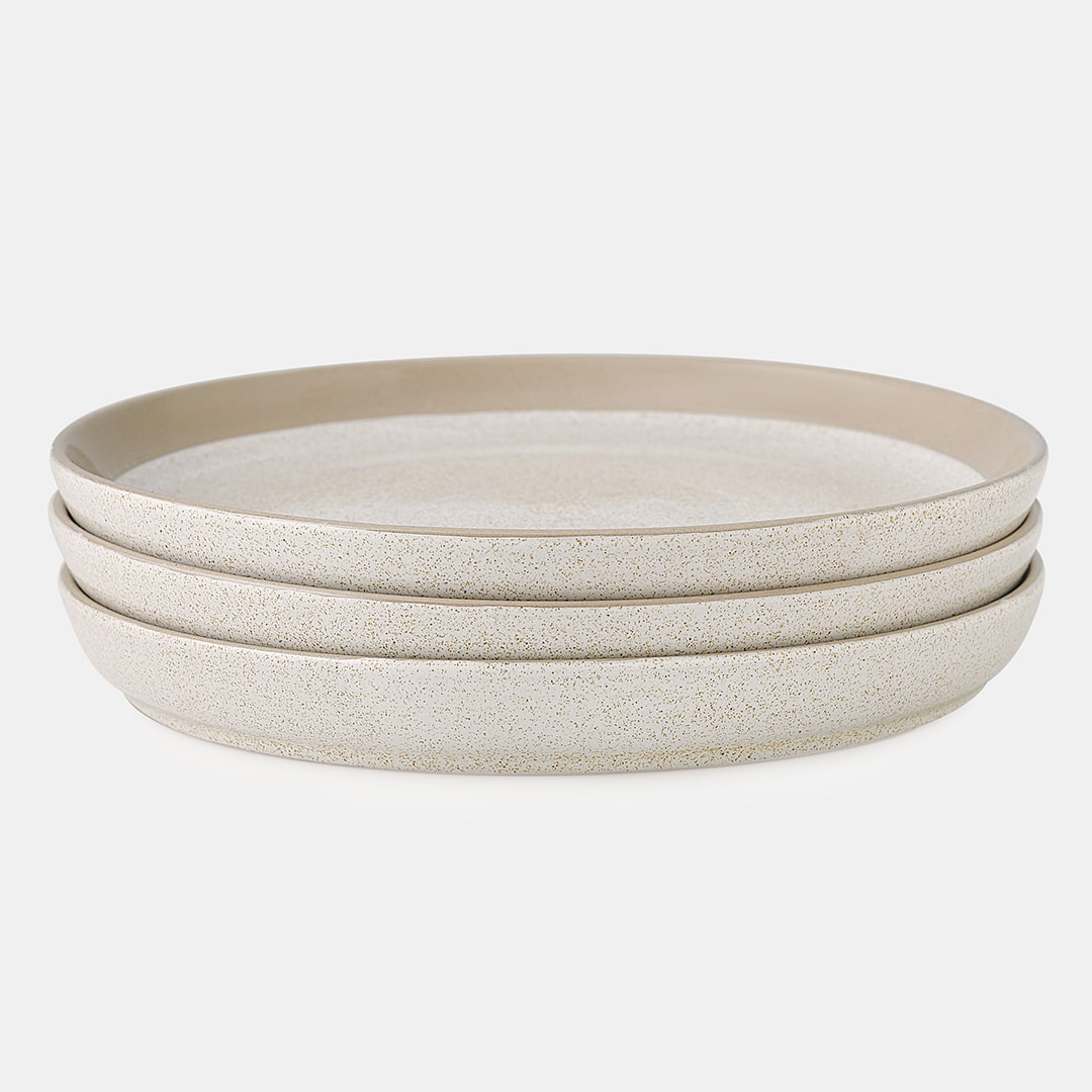 Fossil Quarter Plate - Set of 3