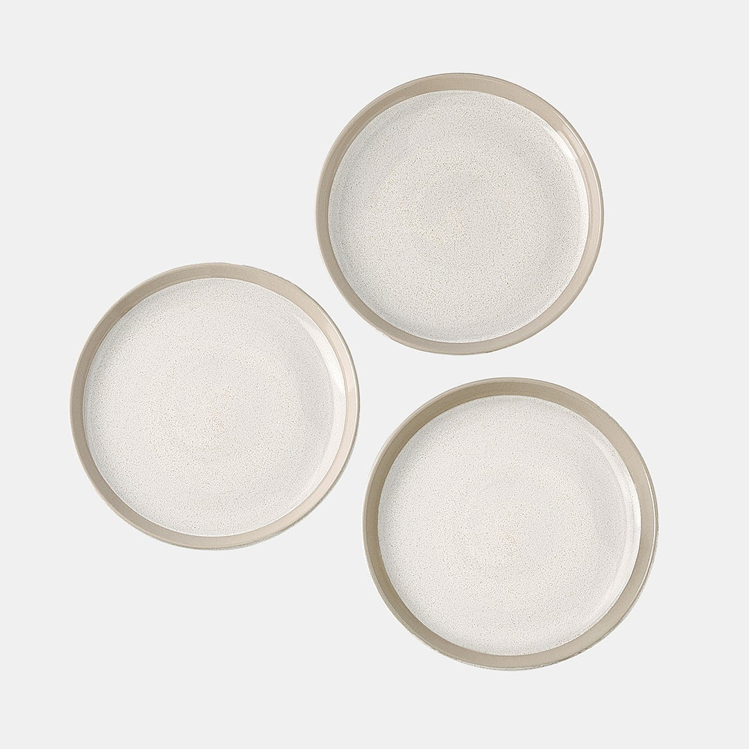 Fossil Quarter Plate - Set of 3