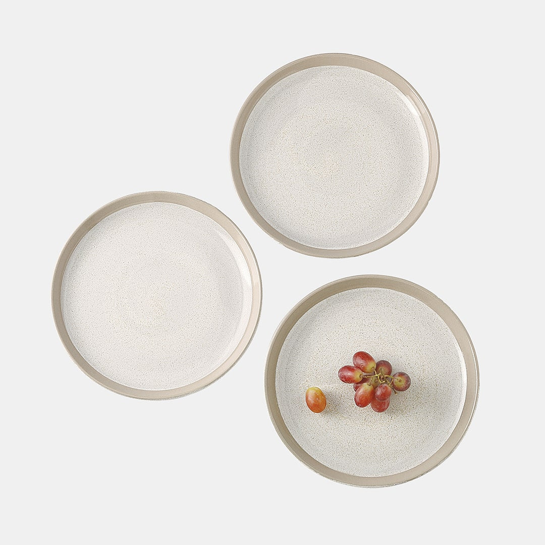 Fossil Quarter Plate - Set of 3