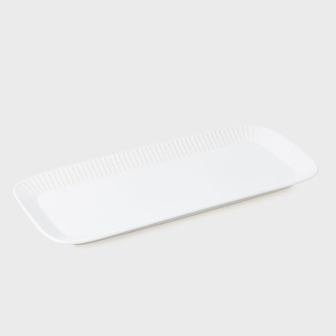 White Rectangle Platter 16