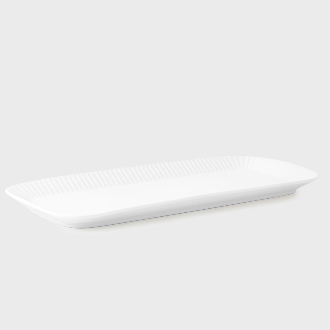 White Rectangle Platter 16