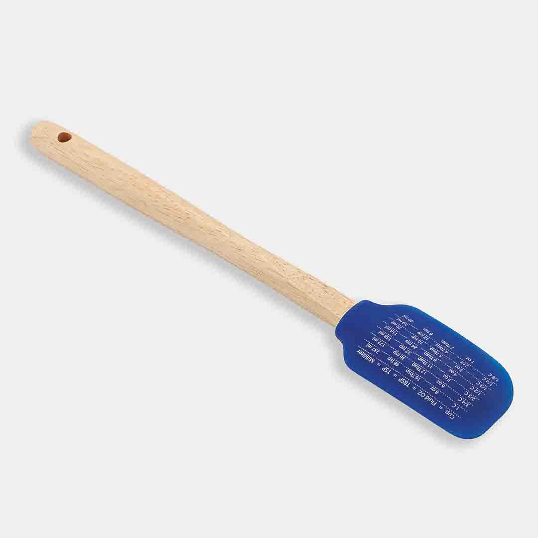 Silicone Flat Spatula (Wooden Handle)