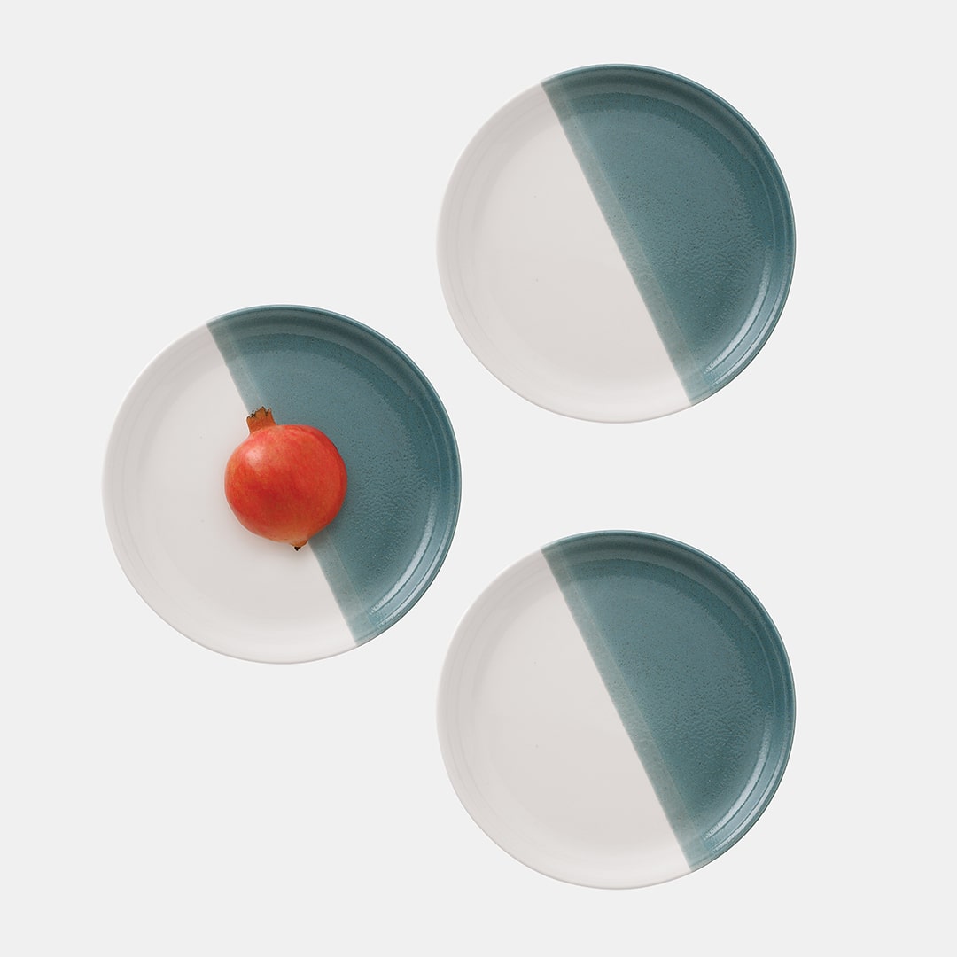 Ocean Quarter Plate - Set of 3