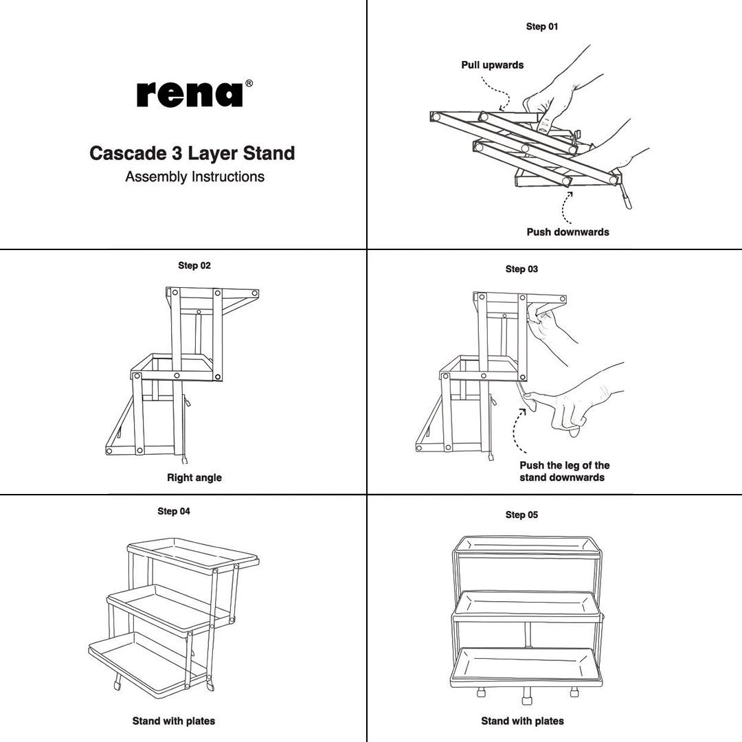 Cascade 3 Layer Stand
