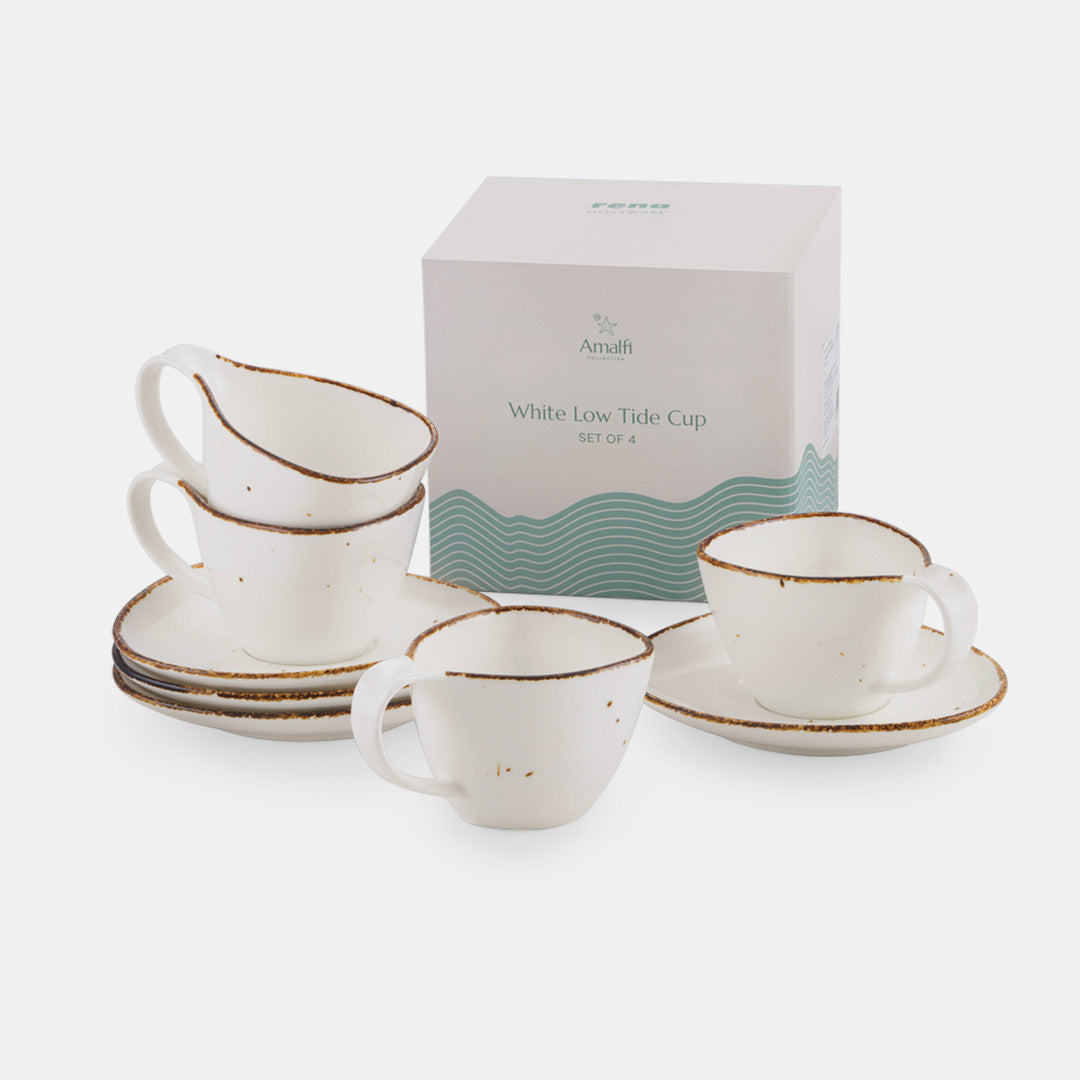 Low Tide Cup White - Set of 4